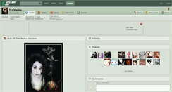 Desktop Screenshot of dvskaine.deviantart.com