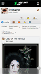 Mobile Screenshot of dvskaine.deviantart.com