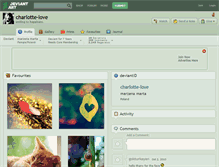 Tablet Screenshot of charlotte-love.deviantart.com