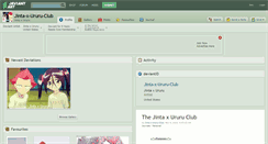 Desktop Screenshot of jinta-x-ururu-club.deviantart.com