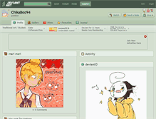 Tablet Screenshot of chikaboo94.deviantart.com