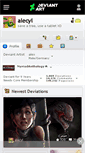Mobile Screenshot of alecyl.deviantart.com