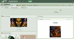 Desktop Screenshot of d4rkd4wn.deviantart.com