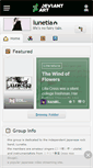 Mobile Screenshot of lunetia.deviantart.com