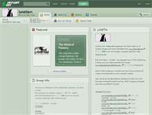 Tablet Screenshot of lunetia.deviantart.com