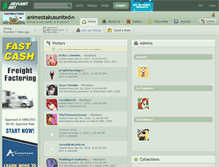 Tablet Screenshot of animeotakusunited.deviantart.com