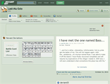 Tablet Screenshot of last-mu-solo.deviantart.com