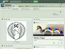 Tablet Screenshot of keikittora.deviantart.com