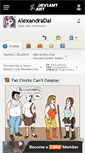 Mobile Screenshot of alexandradal.deviantart.com