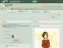 Tablet Screenshot of nanozero07.deviantart.com