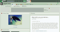 Desktop Screenshot of adelaide-morain.deviantart.com