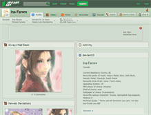 Tablet Screenshot of ina-farore.deviantart.com