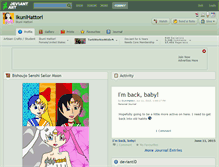 Tablet Screenshot of ikunihattori.deviantart.com