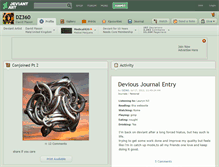 Tablet Screenshot of dz360.deviantart.com