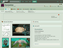 Tablet Screenshot of onyxsoulclaw.deviantart.com