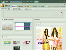 Tablet Screenshot of carly-ps.deviantart.com