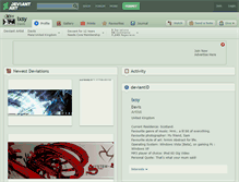 Tablet Screenshot of ixsy.deviantart.com