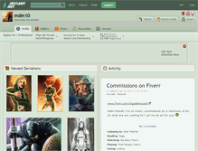 Tablet Screenshot of mdm10.deviantart.com