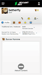 Mobile Screenshot of betherfly.deviantart.com