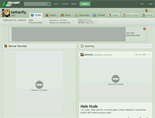 Tablet Screenshot of betherfly.deviantart.com