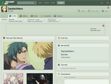Tablet Screenshot of danttexnero.deviantart.com