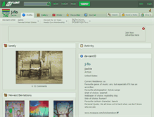 Tablet Screenshot of j-flo.deviantart.com