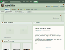 Tablet Screenshot of lamborghiniplz.deviantart.com