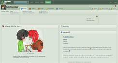 Desktop Screenshot of katzrockstar.deviantart.com