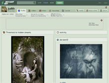 Tablet Screenshot of judith.deviantart.com