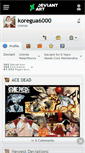 Mobile Screenshot of koregua6000.deviantart.com