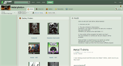 Desktop Screenshot of metal-photo.deviantart.com