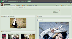 Desktop Screenshot of die-people.deviantart.com
