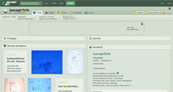 Desktop Screenshot of gaarasgirl9696.deviantart.com
