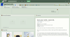 Desktop Screenshot of experiment-6462.deviantart.com