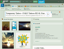 Tablet Screenshot of anarobic.deviantart.com