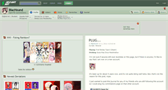 Desktop Screenshot of blachound.deviantart.com