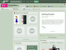 Tablet Screenshot of feminization.deviantart.com