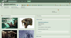 Desktop Screenshot of glyptodon-graphycus.deviantart.com