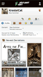 Mobile Screenshot of krestelcat.deviantart.com