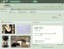 Tablet Screenshot of kypshas.deviantart.com