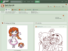 Tablet Screenshot of dark-fem-uk.deviantart.com