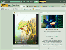 Tablet Screenshot of love-your-oc.deviantart.com