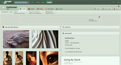 Desktop Screenshot of eyestocker.deviantart.com
