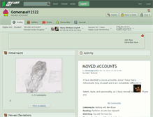 Tablet Screenshot of gomenasai12322.deviantart.com