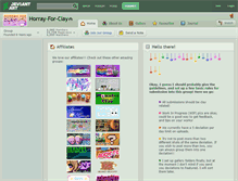 Tablet Screenshot of horray-for-clay.deviantart.com