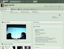 Tablet Screenshot of gypsy-rose-lee.deviantart.com