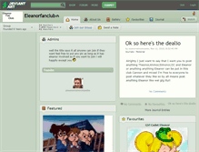Tablet Screenshot of eleanorfanclub.deviantart.com