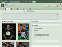 Tablet Screenshot of chivalricspook.deviantart.com