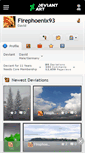Mobile Screenshot of firephoenix93.deviantart.com