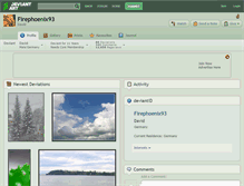 Tablet Screenshot of firephoenix93.deviantart.com
